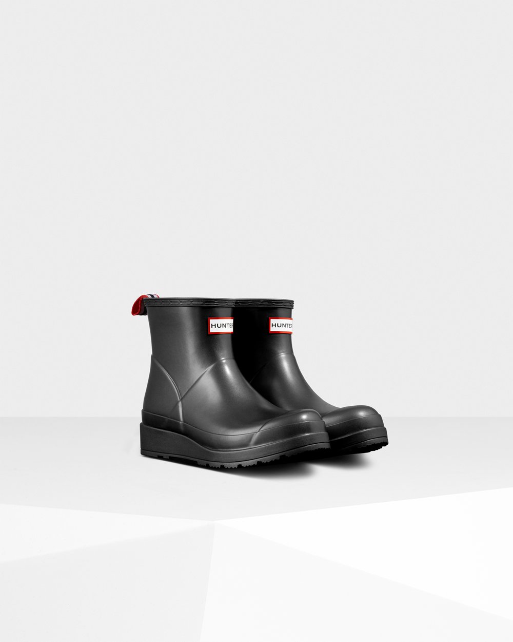 Women Hunter Original Short Pearlized Rain | Play Boots Black | NZ-35786-UNIF